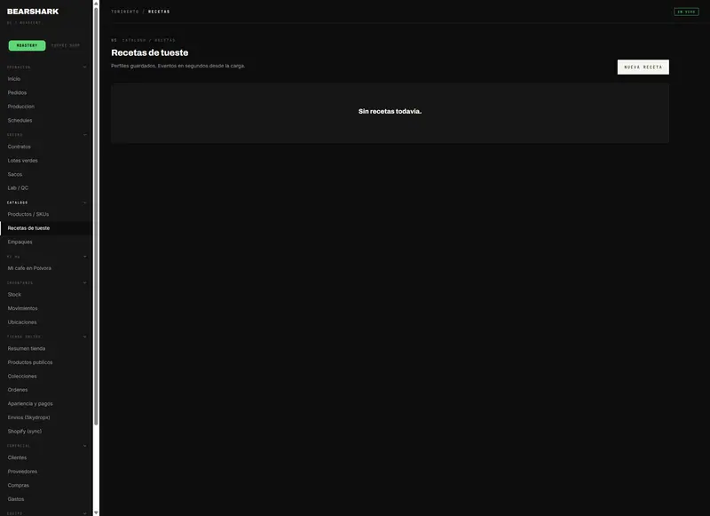 BearShark OS — ROAST RECIPES