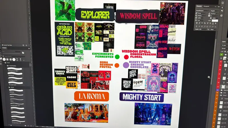 Label moodboard